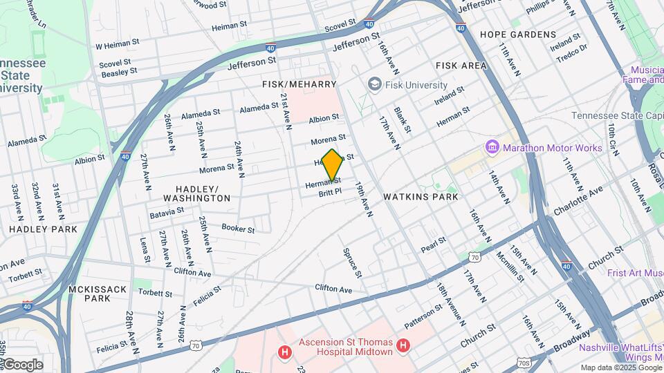 1917 Herman St Map and Location Details
