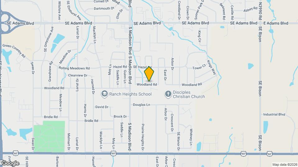 5444 Woodland Rd Map and Location Details