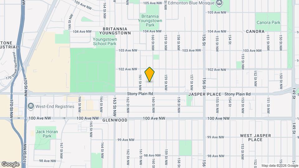 10114-10160 160 St NW Map and Location Details