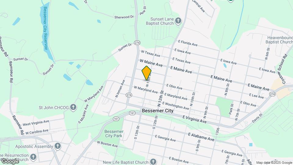 201 W Ohio Ave Map and Location Details