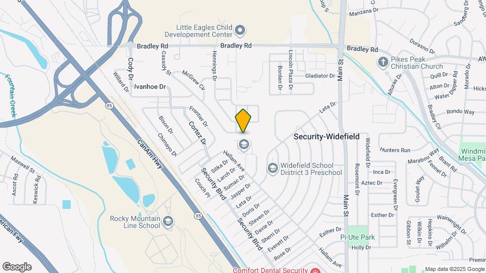 4758 Cassidy St Map and Location Details