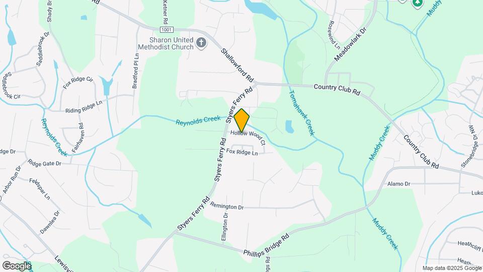 5972 Hollow Wood Ct Mapa y Detalles de la Ubicación