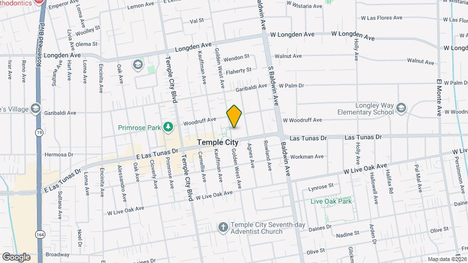 5920 Golden West Ave Mapa y Detalles de la Ubicación