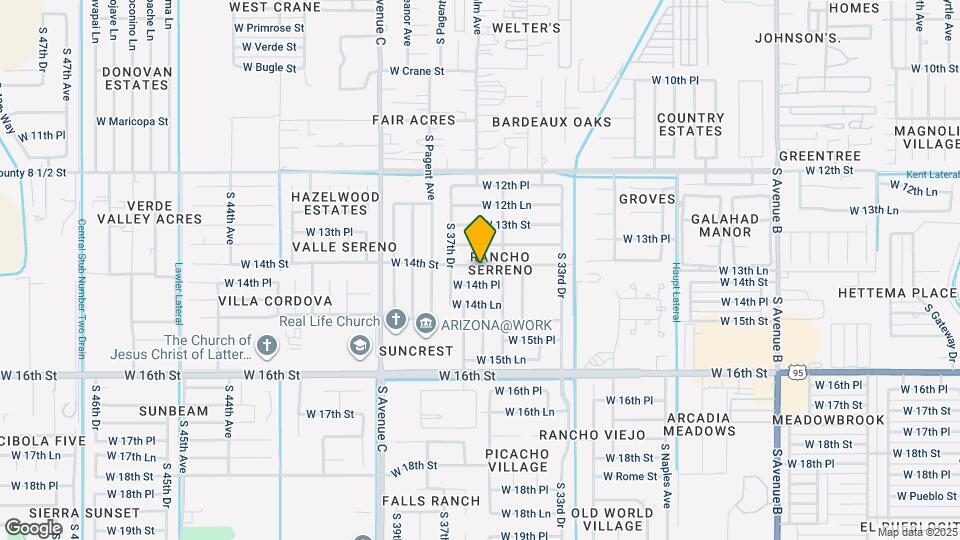 3615 W 14th St Map and Location Details