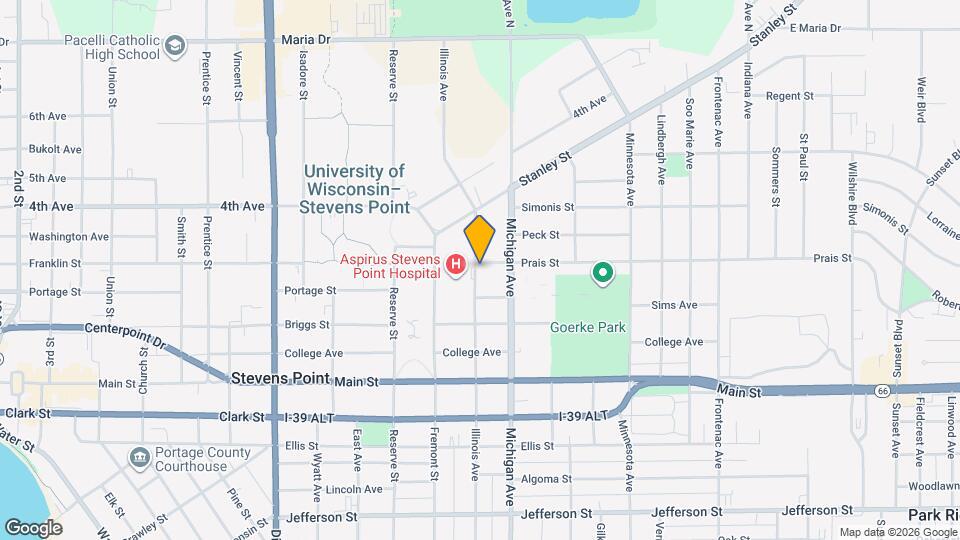 2301 Prais St Apartments and Nearby Stevens Point Apartments For Rent