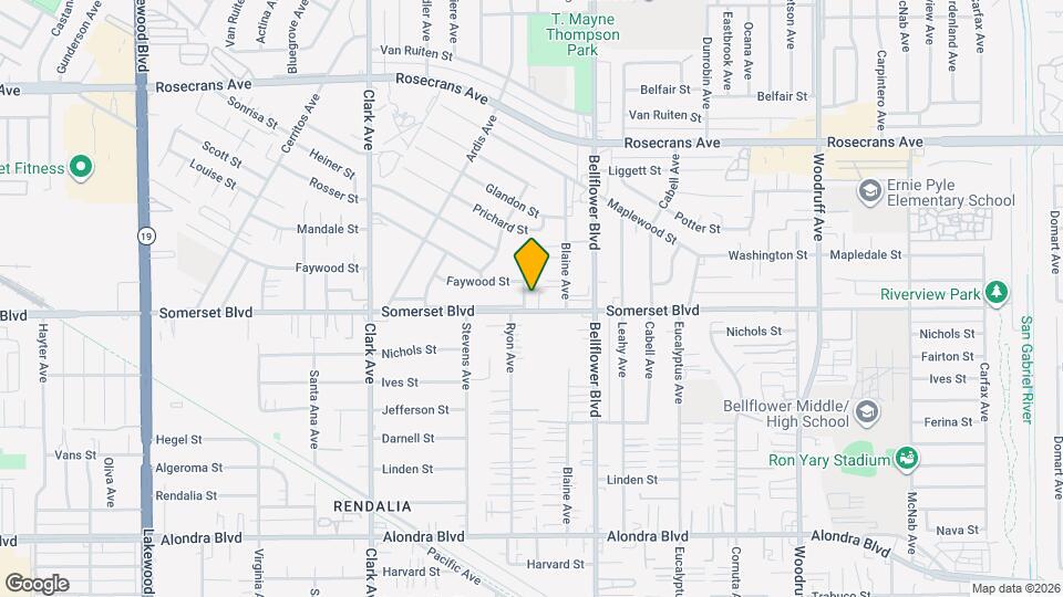 14764 Ryon Ave Map and Location Details