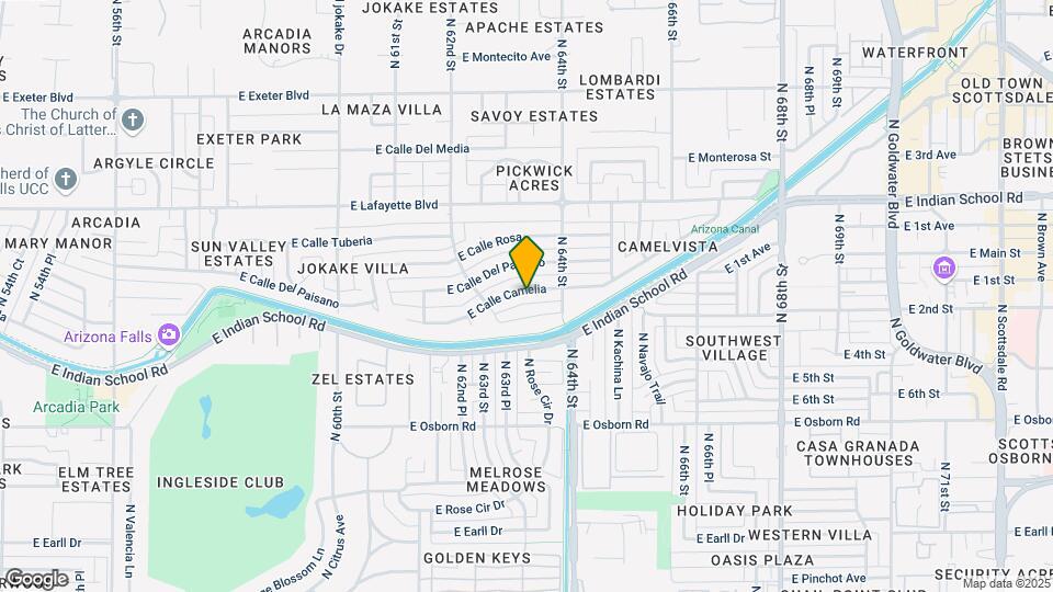 6231 E Calle Camelia Map and Location Details