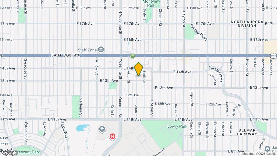 1310 Alton St Mapa y Detalles de la Ubicación