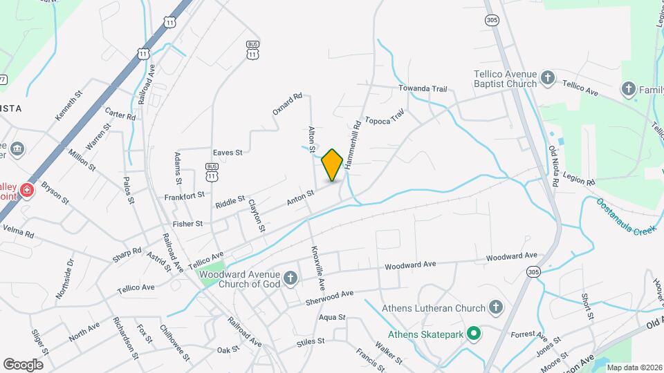 711 Anton St Mapa y Detalles de la Ubicación