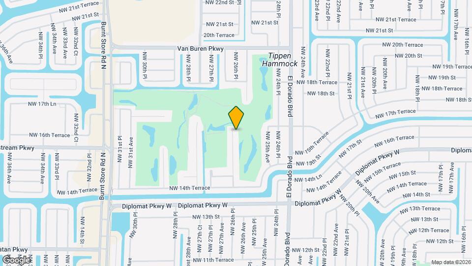 1561 NW 26th Pl Map and Location Details