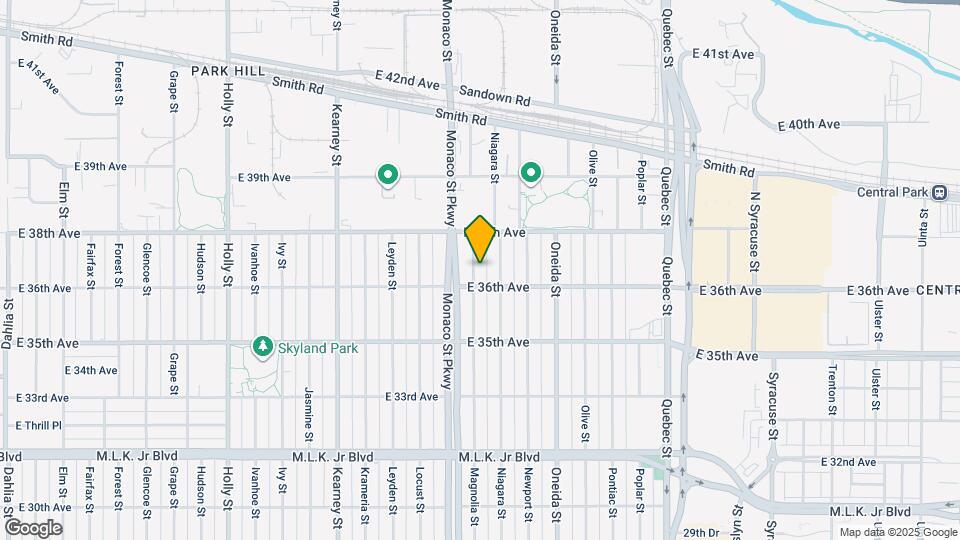 3630 Magnolia St Mapa y Detalles de la Ubicación