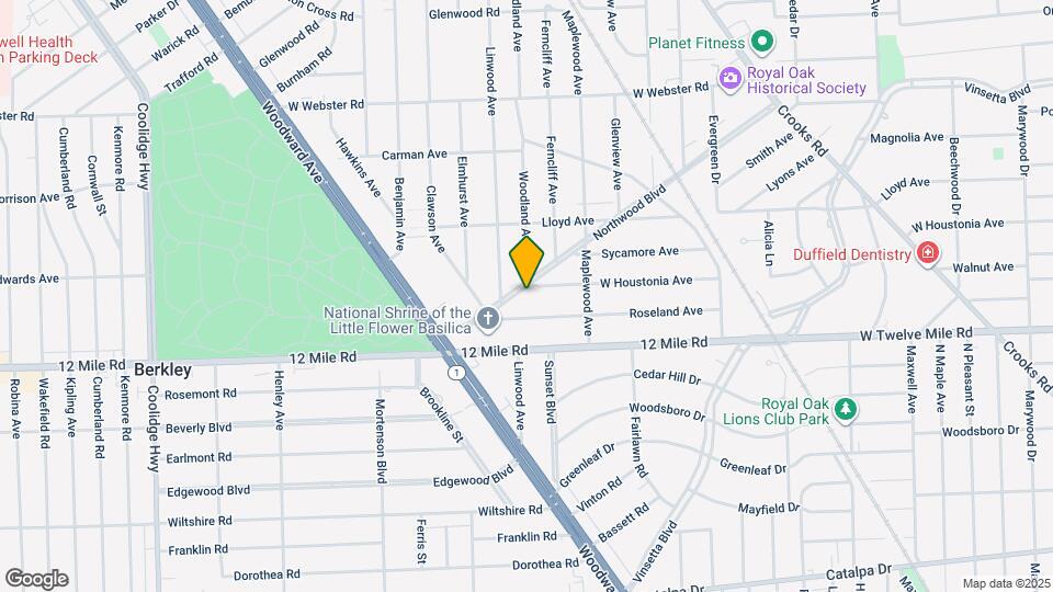 2105 Northwood Blvd Map and Location Details