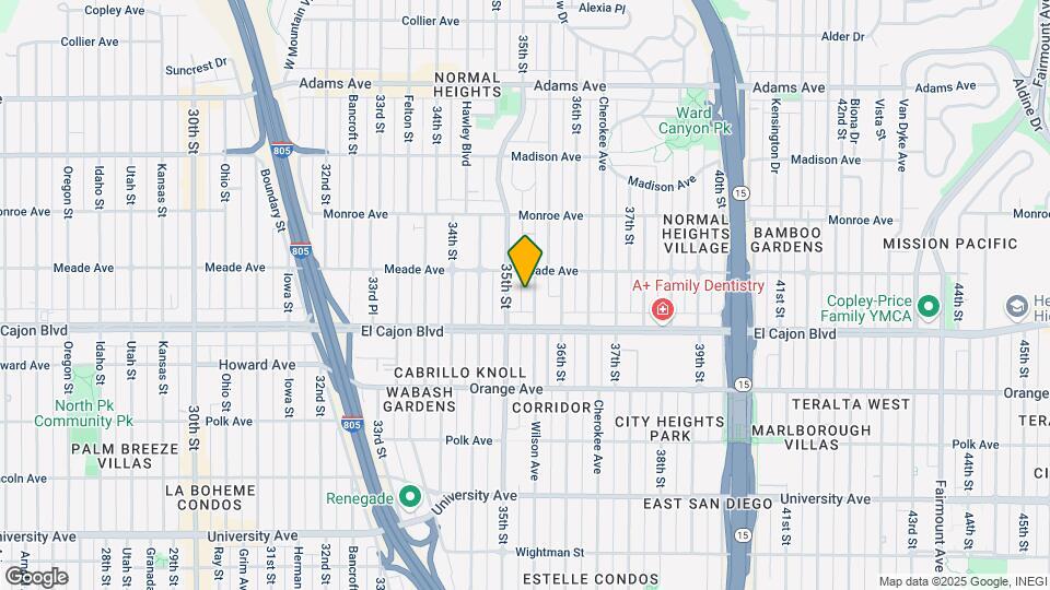 4356 Wilson Ave Mapa y Detalles de la Ubicación