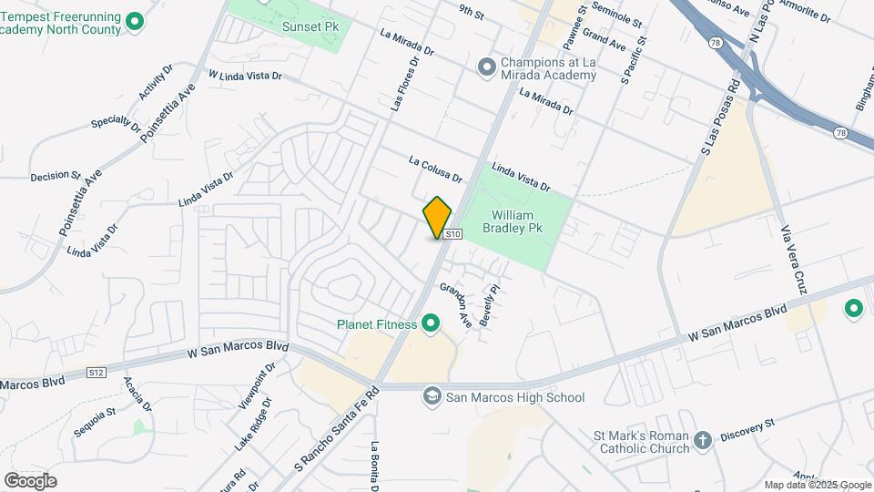 Rancho Santa Fe Village Map and Location Details