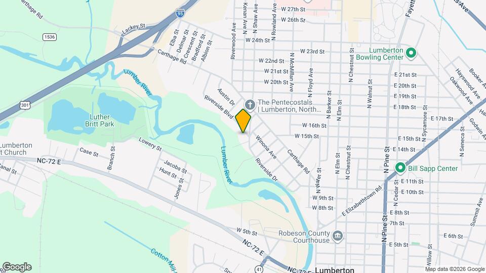 905 Riverside Blvd Map and Location Details