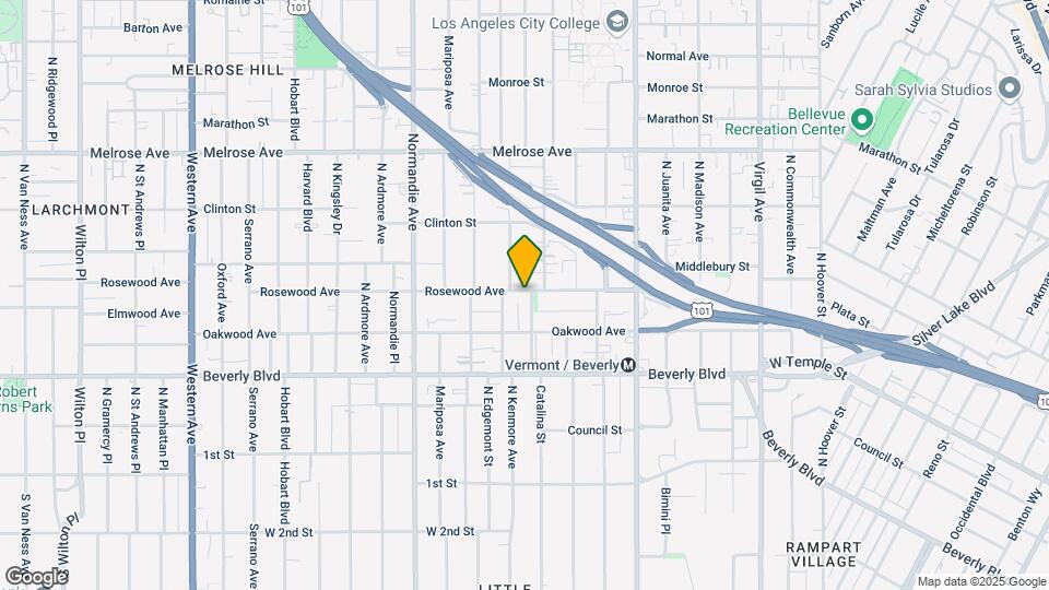 439-443 N Heliotrope Dr Map and Location Details