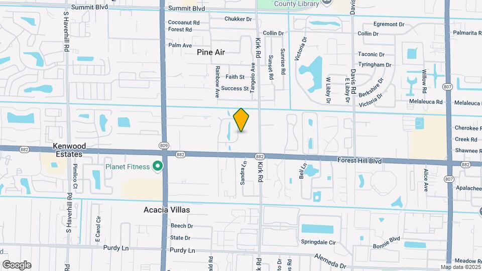 1570 Forest Lakes Cir Map and Location Details