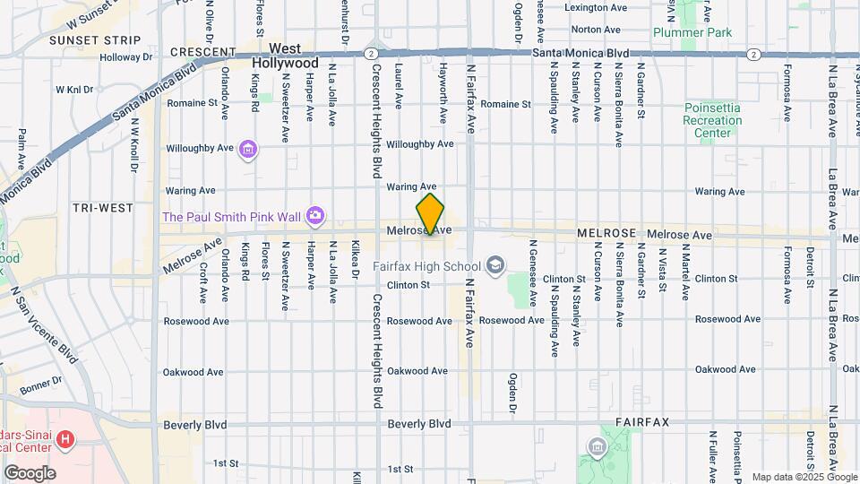 658 N Edinburgh Ave Map and Location Details