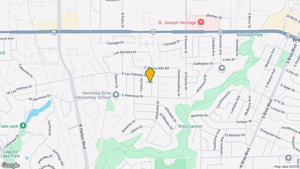 3413 Rosehedge Dr Map and Location Details