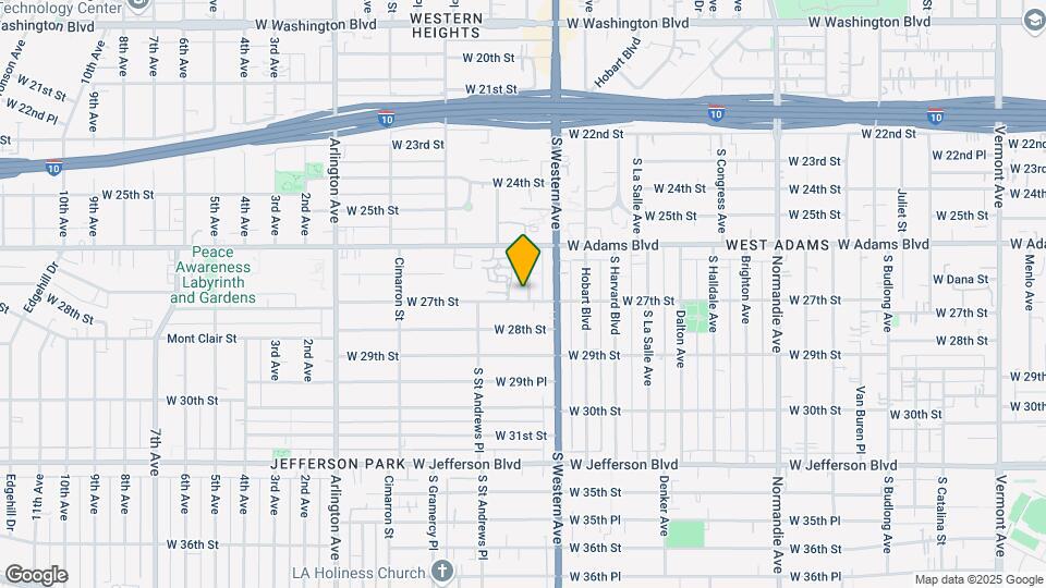 2651 S Manhattan Pl Map and Location Details