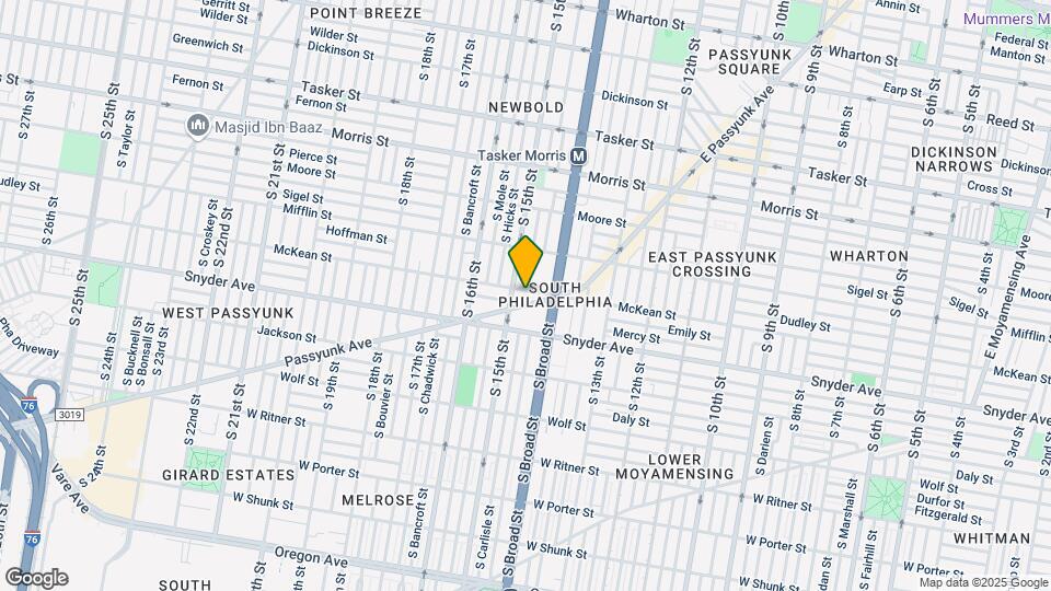 1426 McKean St Map and Location Details