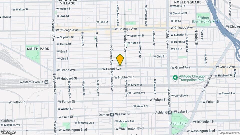 1924 W Grand Ave Mapa y Detalles de la Ubicación