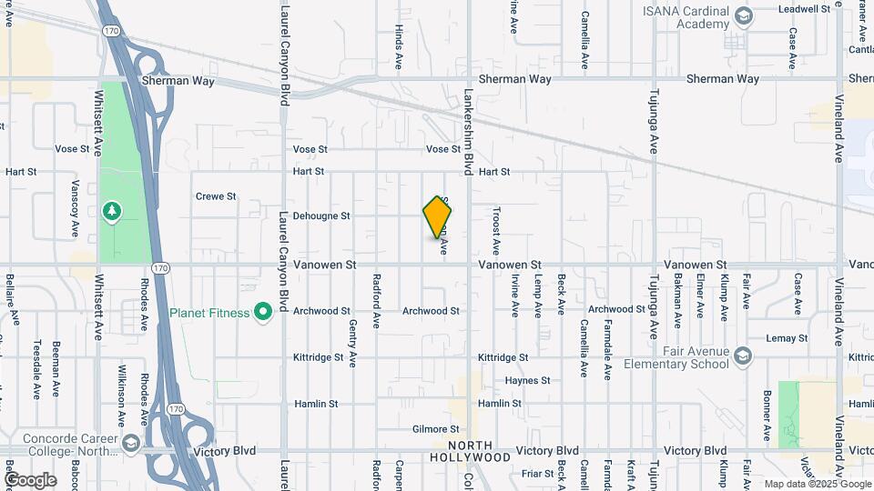 6827 Simpson Ave Map and Location Details
