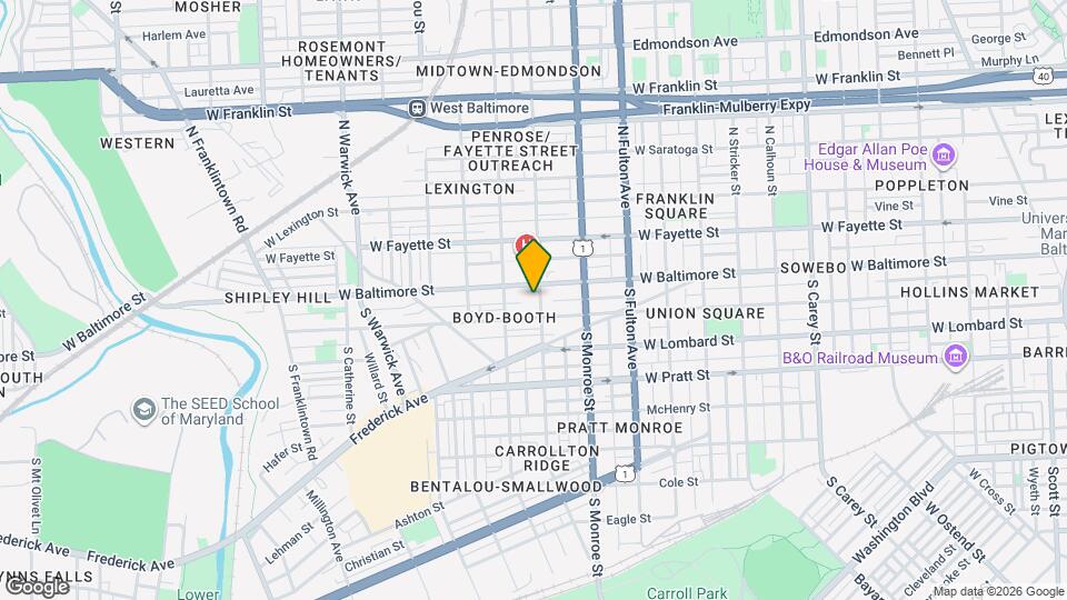 6 S Payson St Map and Location Details