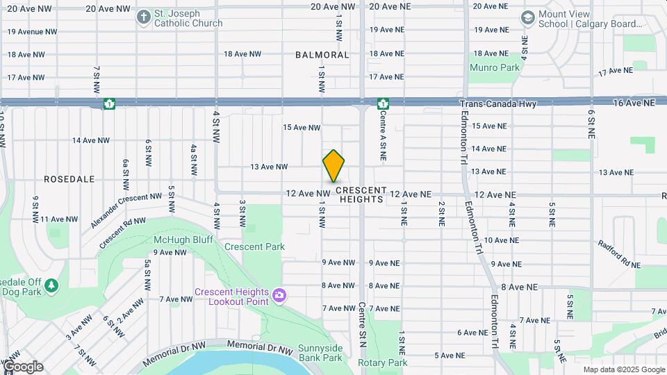 Crescent Heights Villa Map and Location Details