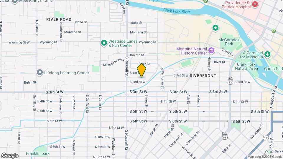 1324 S 2nd St W Map and Location Details