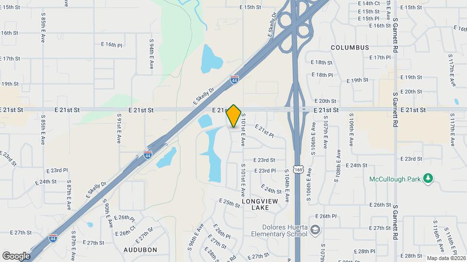 9905 E 21st Pl Map and Location Details