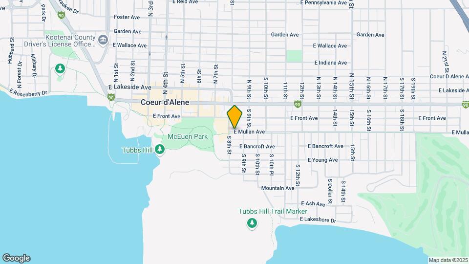 815 E Mullan Ave Map and Location Details