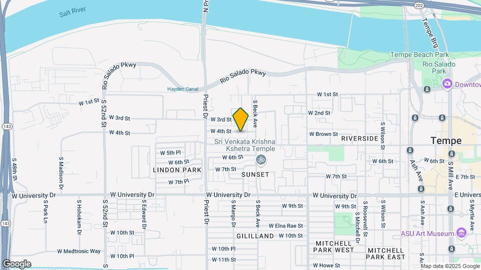1227 W 4th St, Unit 1 Map and Location Details