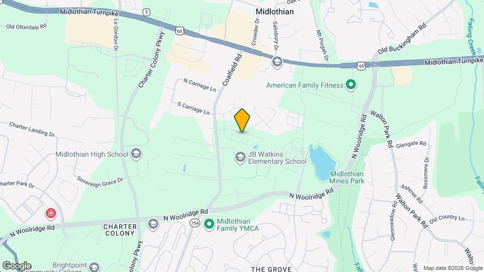 13801 Randolph Pond Ln Map and Location Details