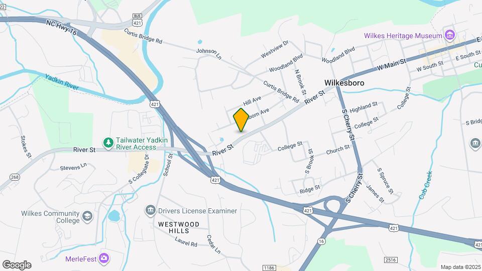 1022 River St Map and Location Details