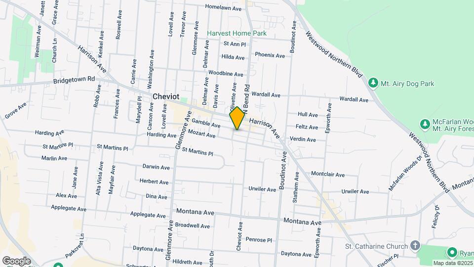 3425 Gamble Ave Map and Location Details