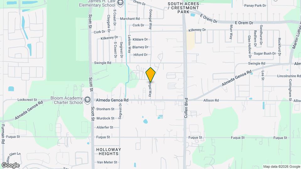 13106 Donegal Way Map and Location Details