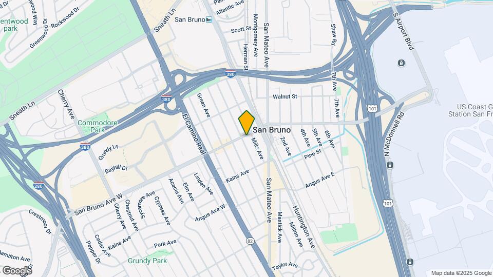 241-243 San Bruno Ave W Map and Location Details