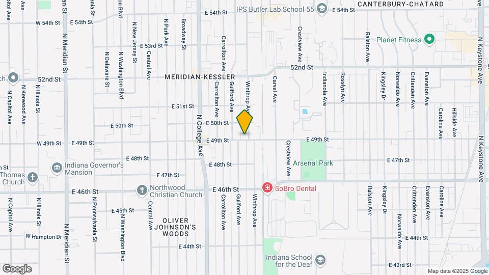 926 E 49th St Map and Location Details
