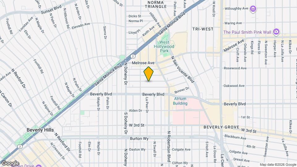 8916 Ashcroft Ave Map and Location Details