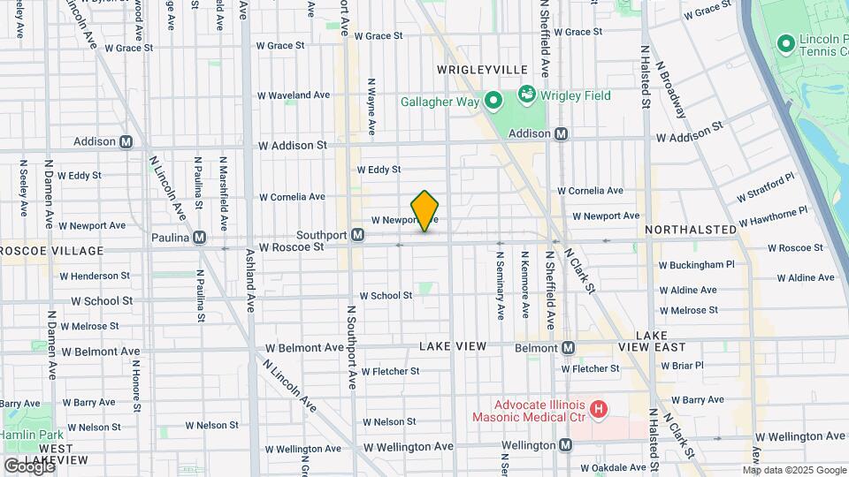 1230 W Roscoe St Mapa y Detalles de la Ubicación