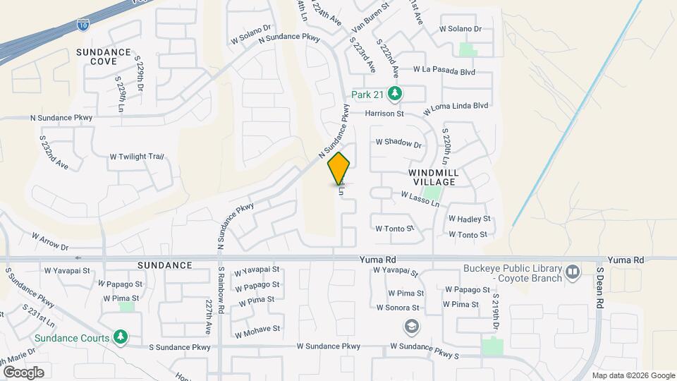 850 S 223rd Ln Mapa y Detalles de la Ubicación