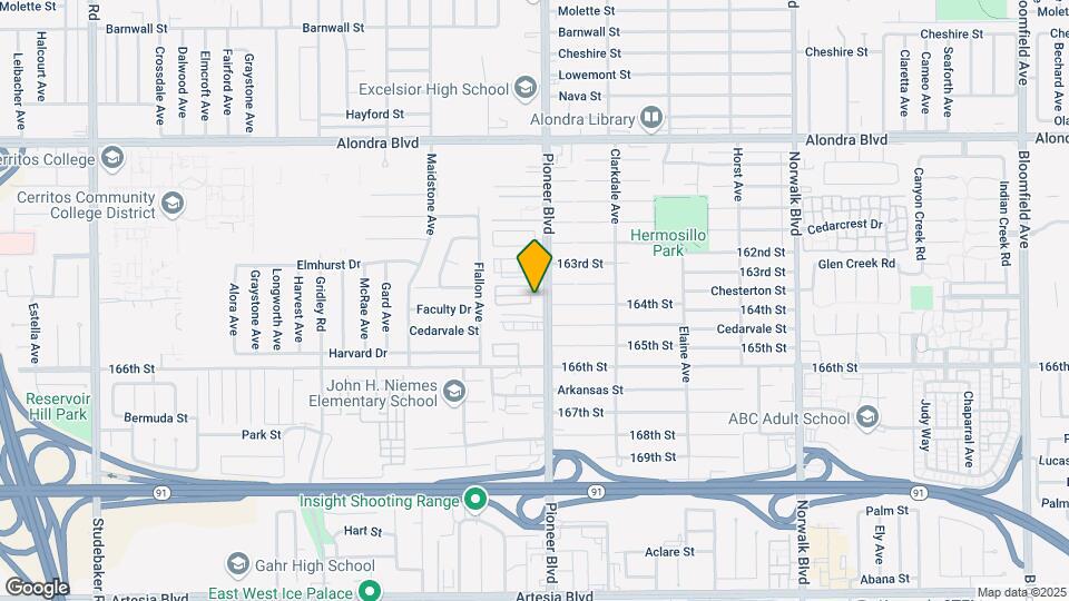 Norwalk Mobile Lodge Map and Location Details
