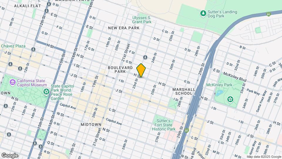 2312 H St Map and Location Details