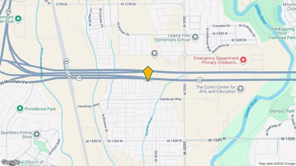 2060 N 3900 W Map and Location Details