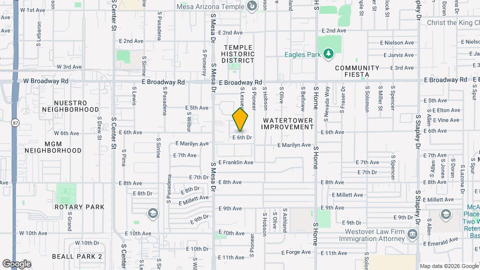 456 E 6th Dr Mapa y Detalles de la Ubicación