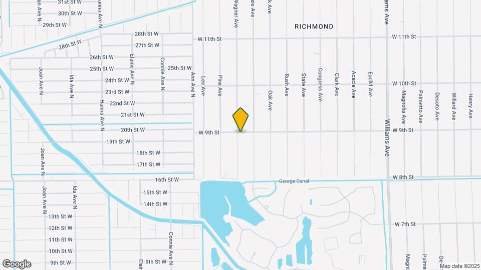 1907 W 9th St Map and Location Details