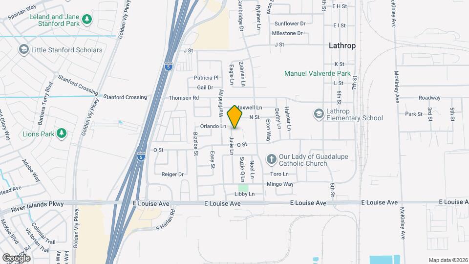 16012 Julie Ln Map and Location Details