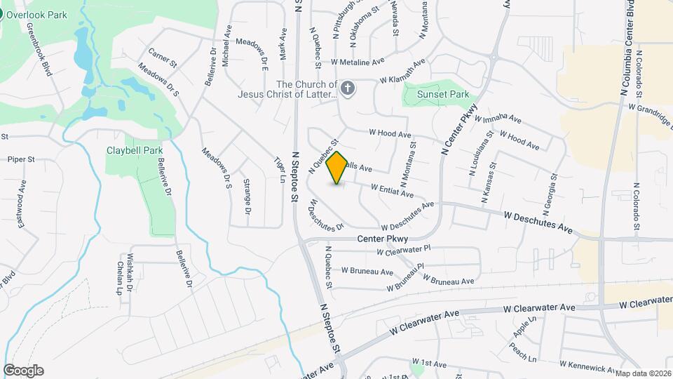 8831 W Entiat Ave Map and Location Details