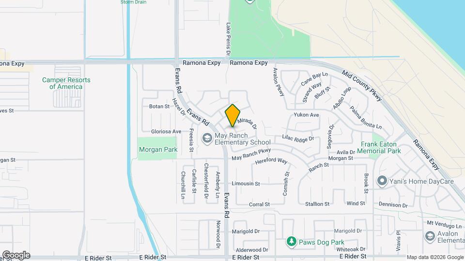 3720 Mirage St Map and Location Details